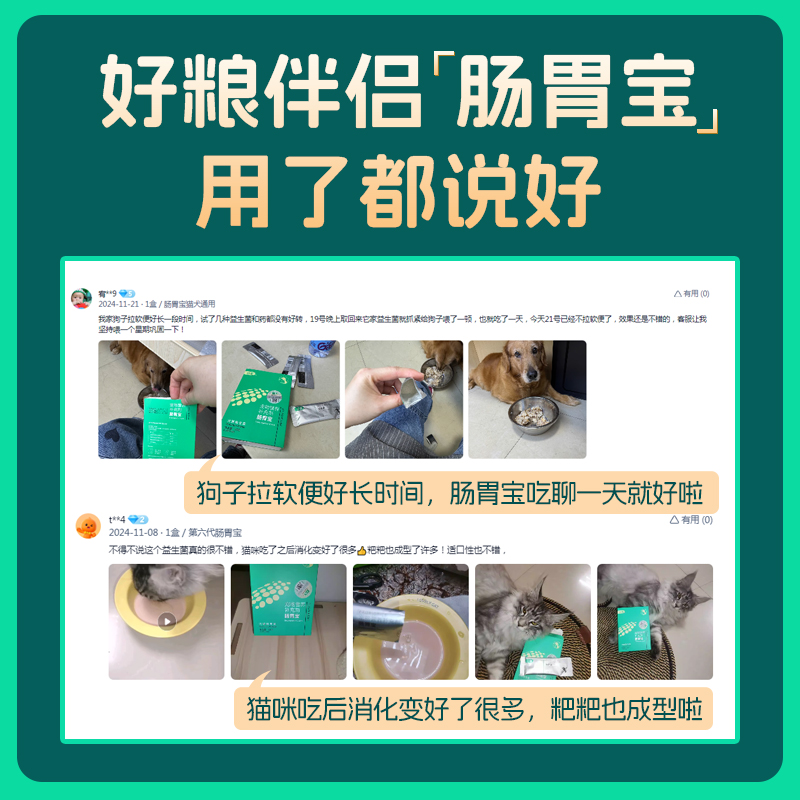 小宠肠胃宝宠物益生菌狗狗猫咪专用泰迪幼犬高活性菌肚子调理肠胃 - 图3