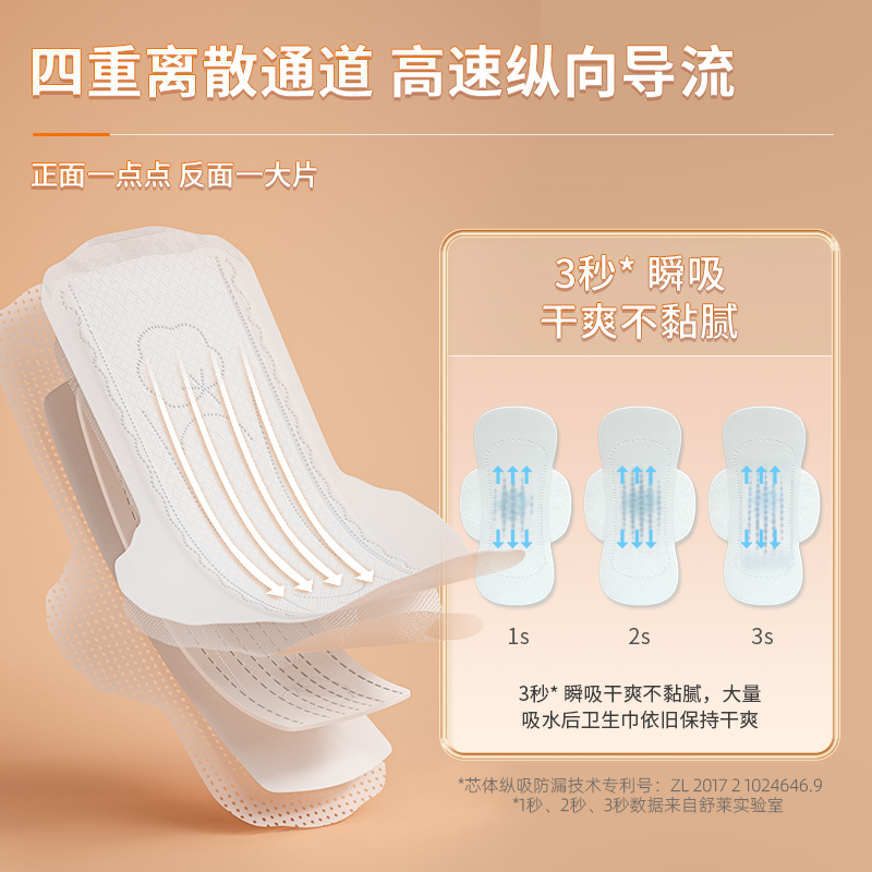 舒萊凸凸棉日夜組合衛生巾70片整箱專利瞬吸技術防側漏量大夜用_天貓超市_洗護清潔劑_衛生巾_紙_香薰
