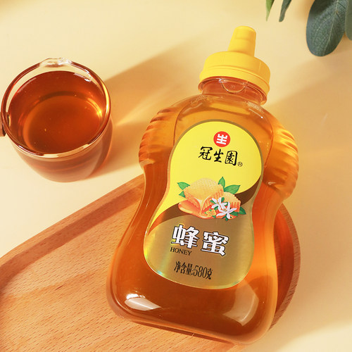 包邮冠生园百花蜂蜜天然无添加方便挤压瓶装早餐冲调冲饮滋补营养 - 图3