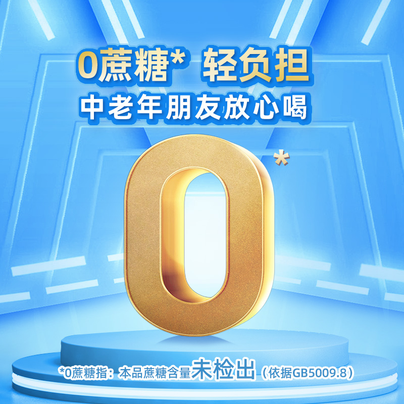 蒙牛中老年人低脂高钙高纤奶粉800g/罐营养吸收0蔗糖早餐奶冲饮 - 图2
