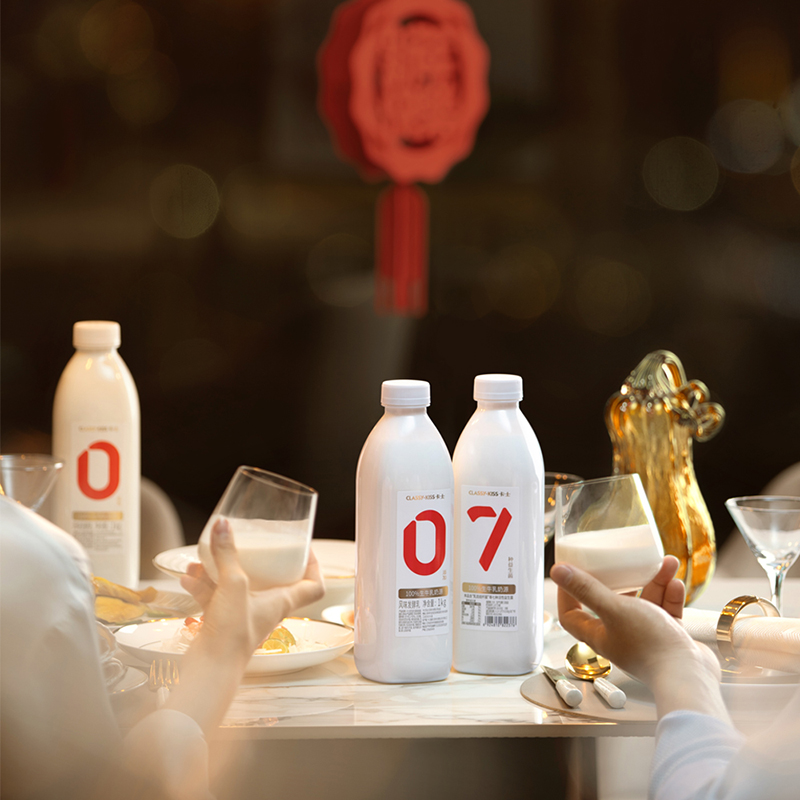 卡士007 家庭装原味酸奶低温风味发酵乳益生菌大桶1kg - 图0