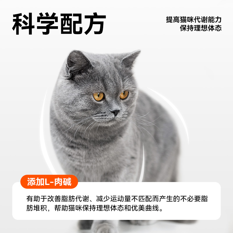 好主人猫粮增肥发腮成猫专用天然粮英短蓝猫亮去毛球猫粮 - 图1