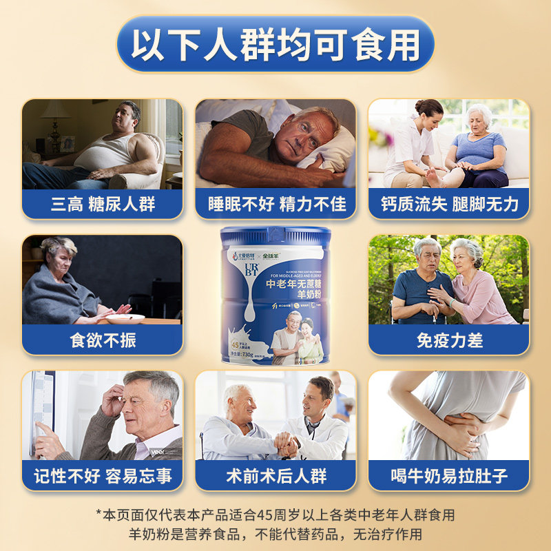 尤爱倍特中老年羊奶粉无蔗糖添加富硒高钙女士成人营养罐正品送礼,淘宝优惠券,粉丝福利购,淘宝优惠卷