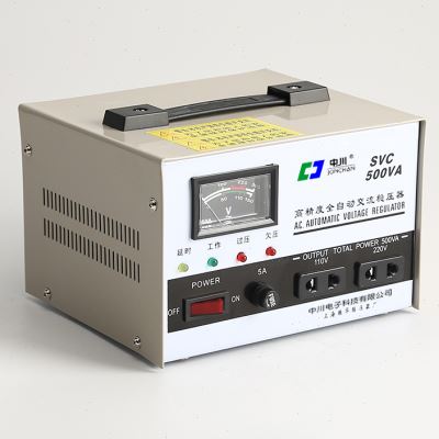 全铜高精度单相交流稳压电源稳压器SVC500VA05KW - 图1