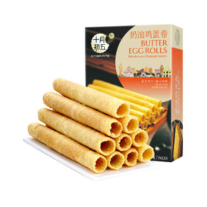 十月初五奶油鸡蛋卷凤凰卷150g×1盒黄油澳门糕点饼干小吃零食