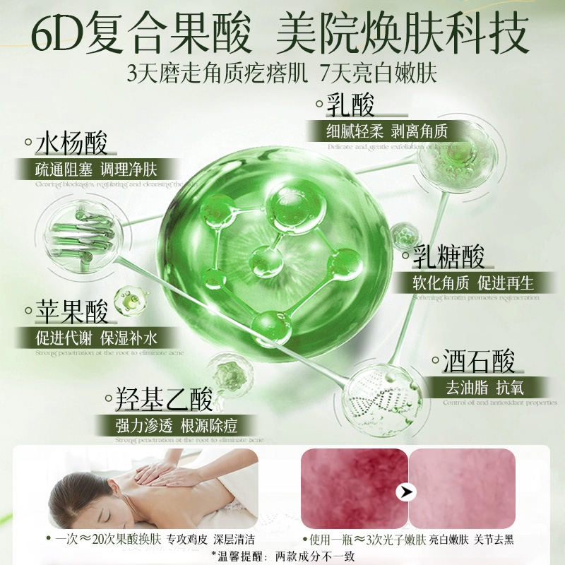 烟酰胺果酸磨砂膏身体嫩白全身去角质去死皮鸡皮疙瘩关节去黑色素 - 图1