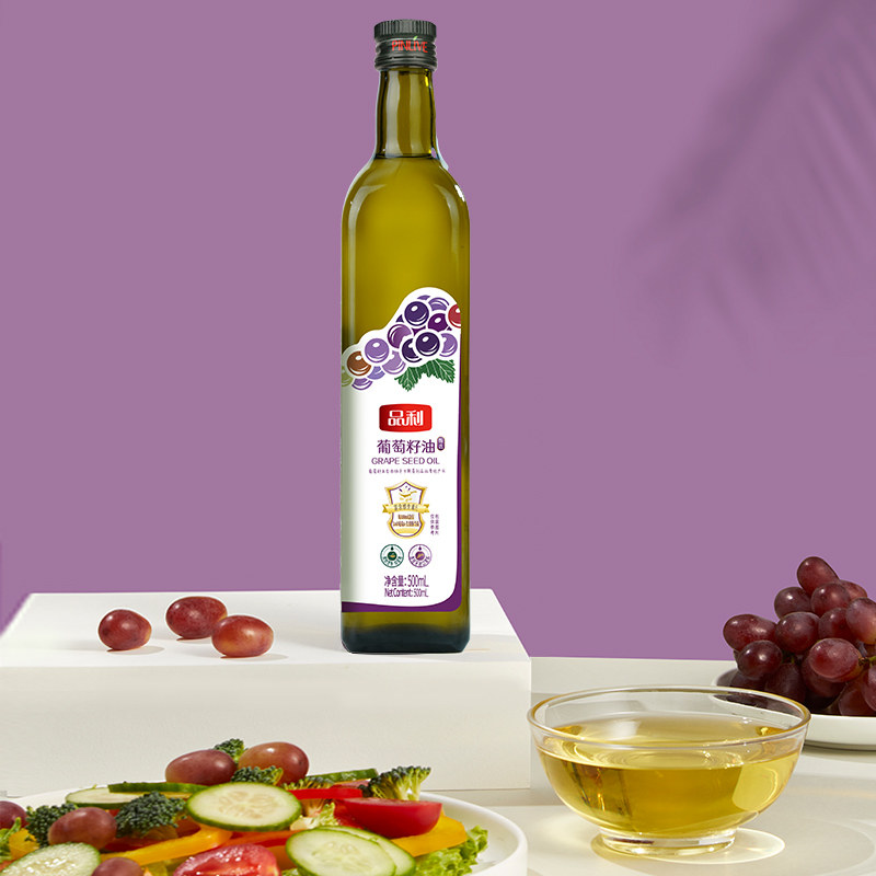 品利葡萄籽油自然清香食用油500ml