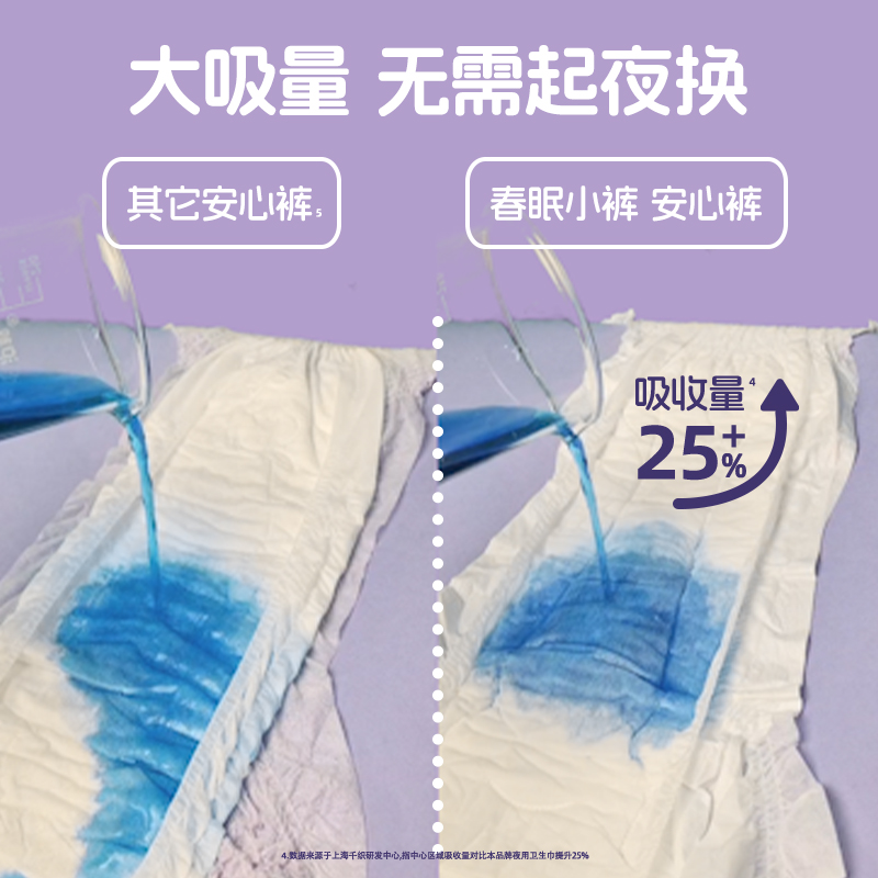 【包邮】她研社安睡裤春眠小裤安心裤夜安裤安全裤卫生巾超薄透气
