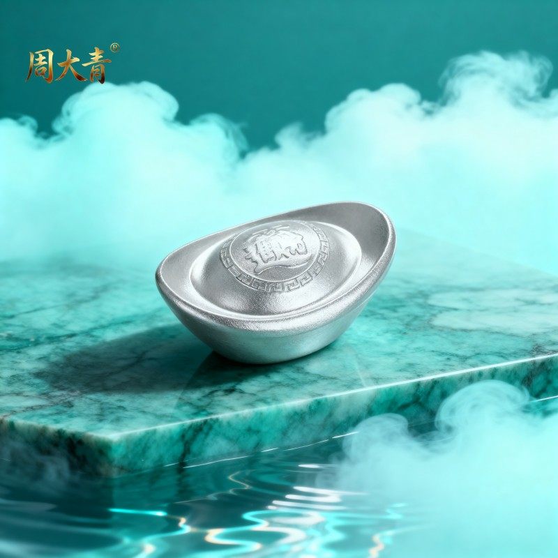 周大青投资银元宝白银9999纯银摆件收藏礼品升值理财生日礼盒情侣,淘宝优惠券,粉丝福利购,淘宝优惠卷