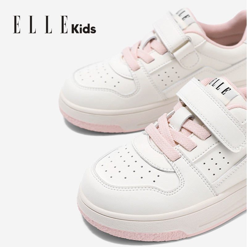 ELLE KIDS童鞋儿童低帮板鞋秋季新款小女孩百搭小白鞋男童运动鞋,淘宝优惠券,粉丝福利购,淘宝优惠卷
