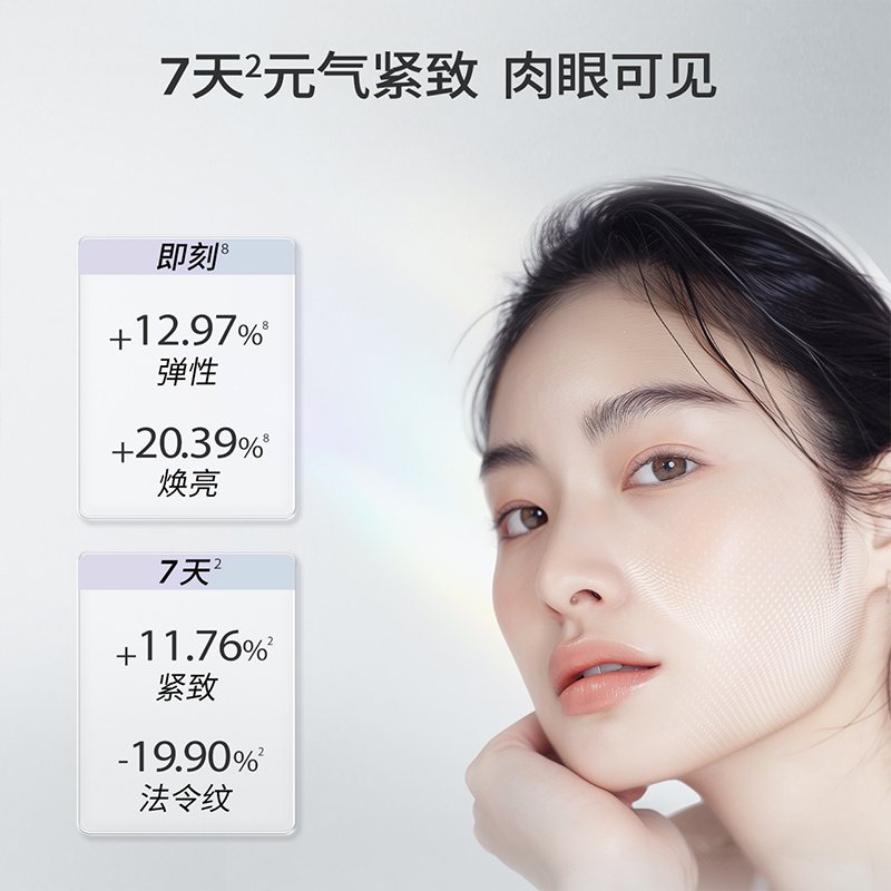 润百颜胶原元气弹次抛精华液充盈紧致1.3ml*5抗皱淡纹女华熙生物
