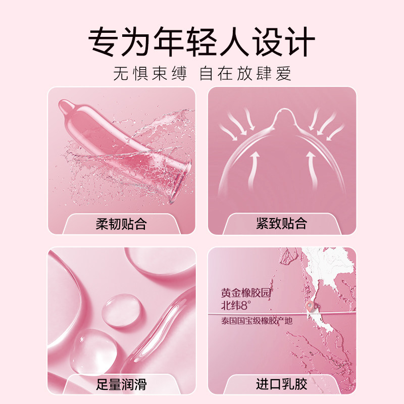【新老包装更替】杰士邦避孕套超薄安全套成人情趣用品用品计生