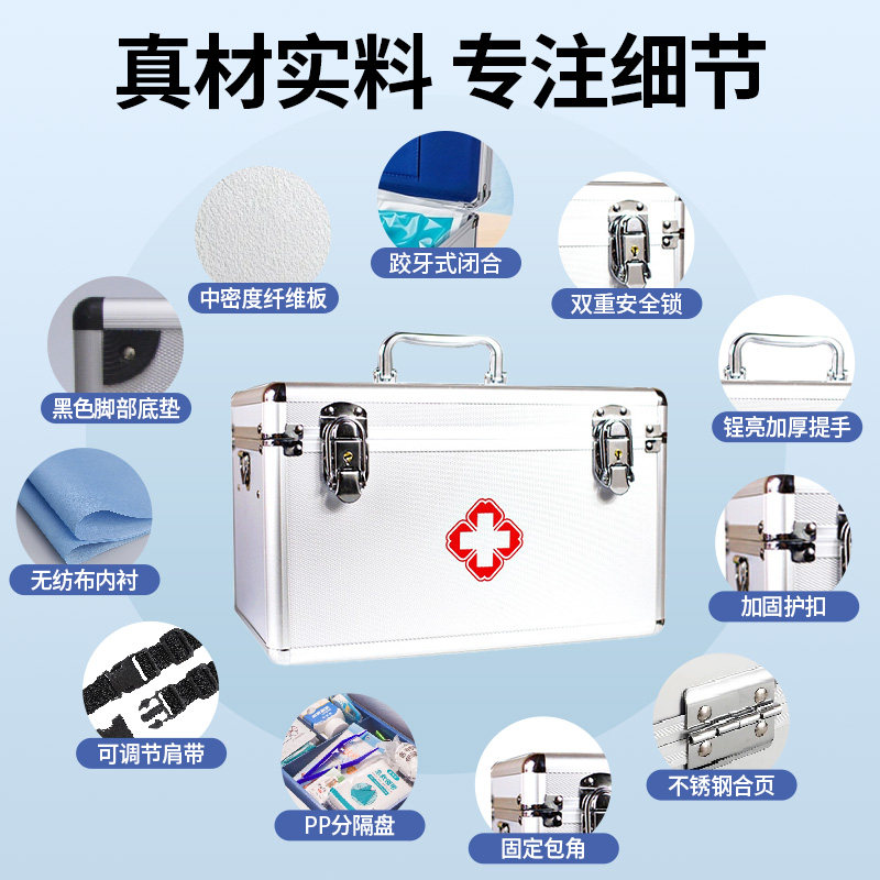 振德应急药箱急救包常备套装医药箱医疗家用医用含全套药品,淘宝优惠券,粉丝福利购,淘宝优惠卷