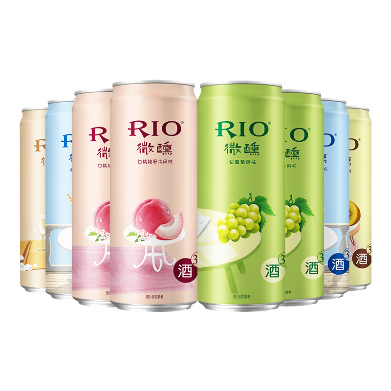 天猫超市RIO锐澳鸡尾酒小美好5口味330ml*80