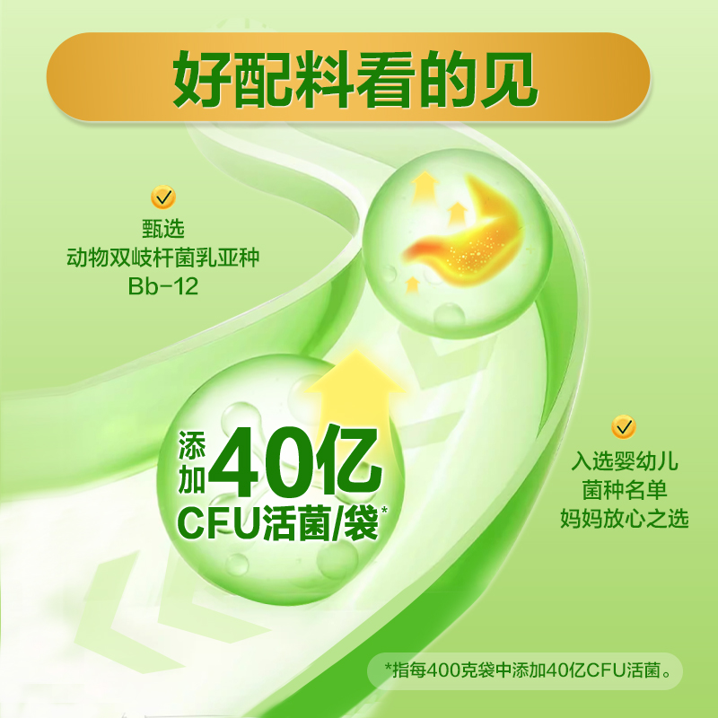 Junlebao probiotic high protein adult milk powder 400g