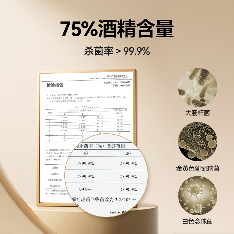 zdeer左点×上新了故宫联名含75度酒精消毒湿巾湿纸巾便携8片*8包 - 图1