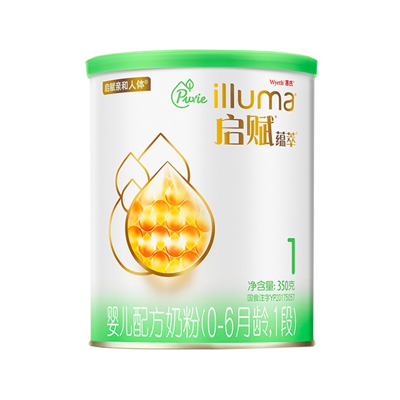 惠氏啟賦蘊萃有機1段0-6月新生兒嬰兒幼兒童奶粉350g/罐歐洲進口_天貓超市_奶粉_輔食_營養品_零食
