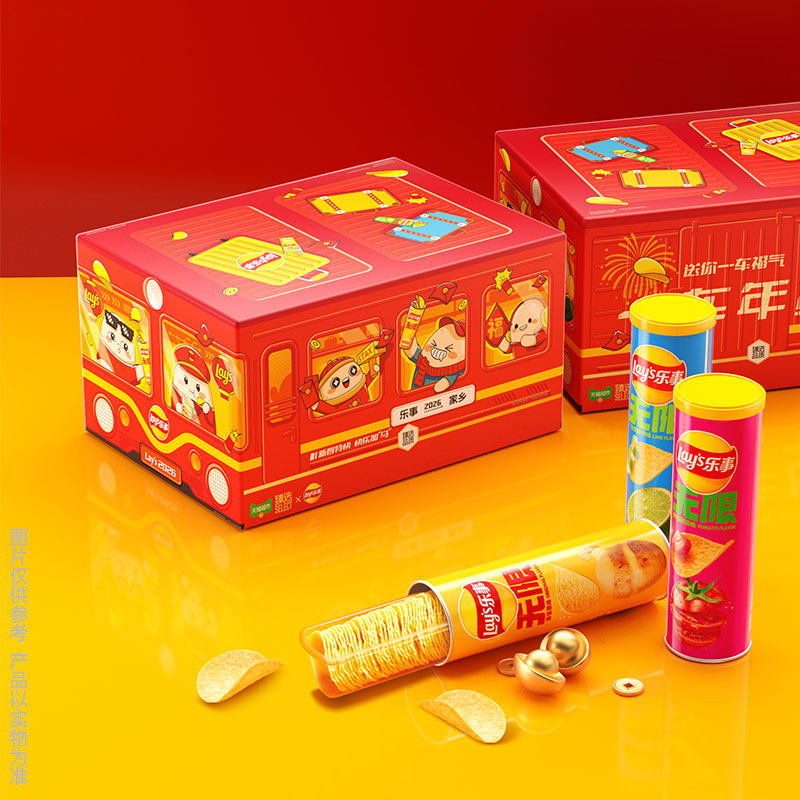 【新老包装交替发货】乐事罐装薯片专列礼盒832g*1盒零食年货送礼