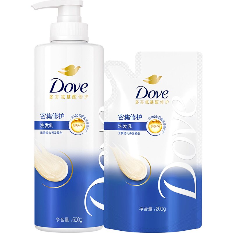 多芬密集氨基酸洗发水500g+200g