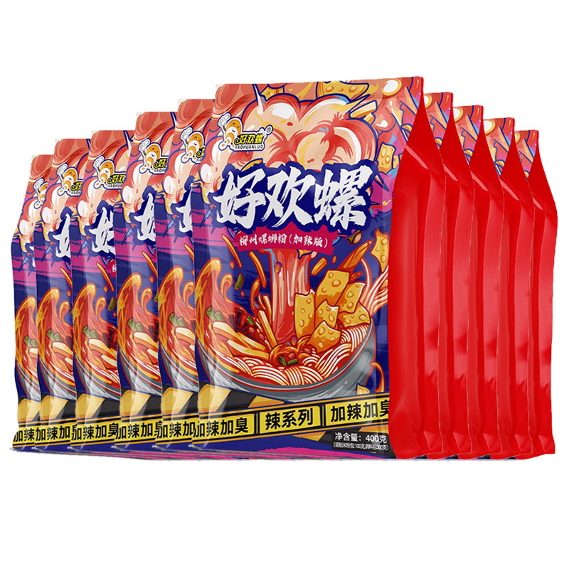 好欢螺加臭加辣螺蛳粉400g×10袋檀健次柳州螺狮粉酸辣粉速食米粉,淘宝优惠券,粉丝福利购,淘宝优惠卷