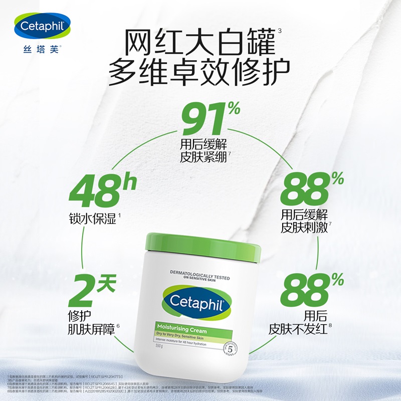 丝塔芙大白罐保湿身体乳550g润肤乳液“宝宝树”推荐不含烟酰胺