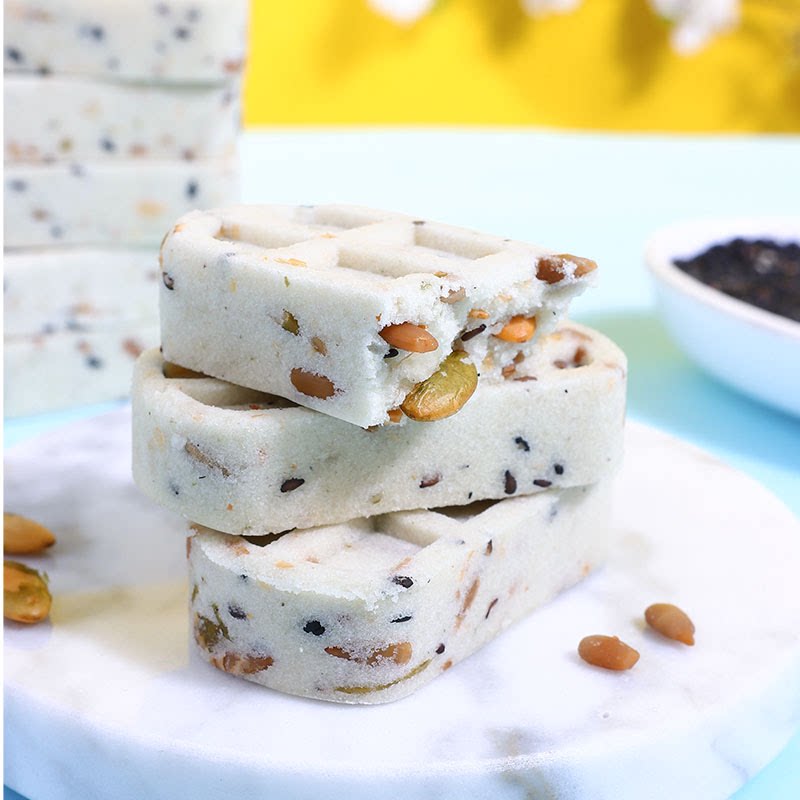 红枣山药八珍糕芡实糕茯苓糕点无蔗糖点心健康脾胃养胃送老人零食