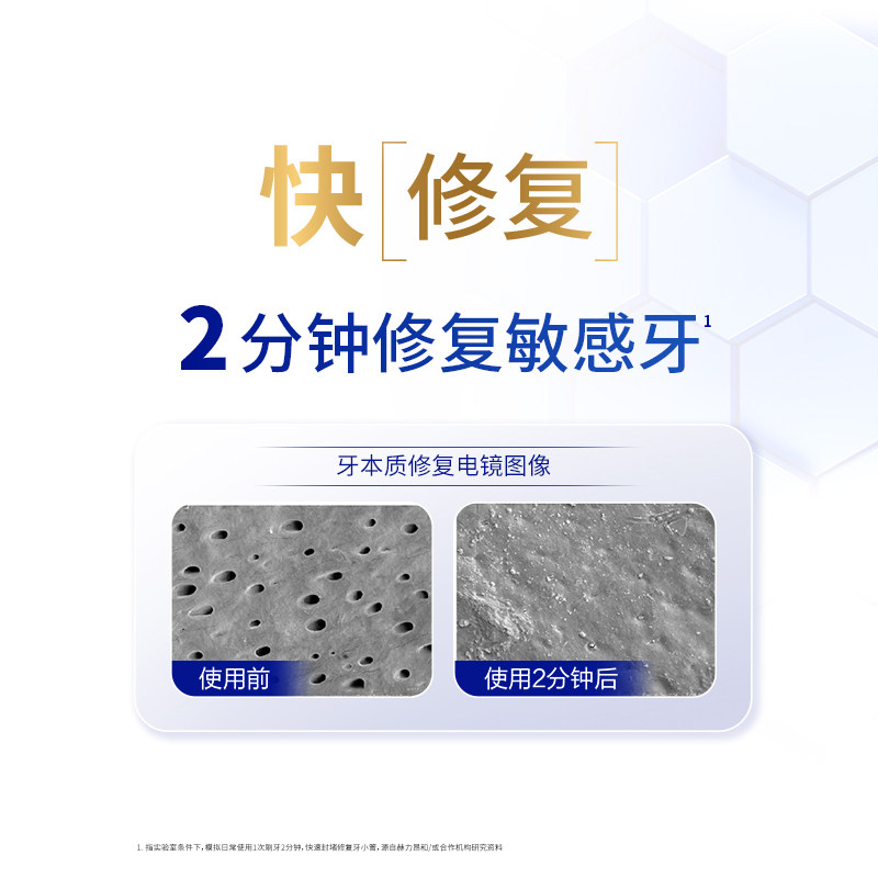 舒适达抗敏感牙膏成人含氟专业修复Novamin技术脱敏去牙渍正210g