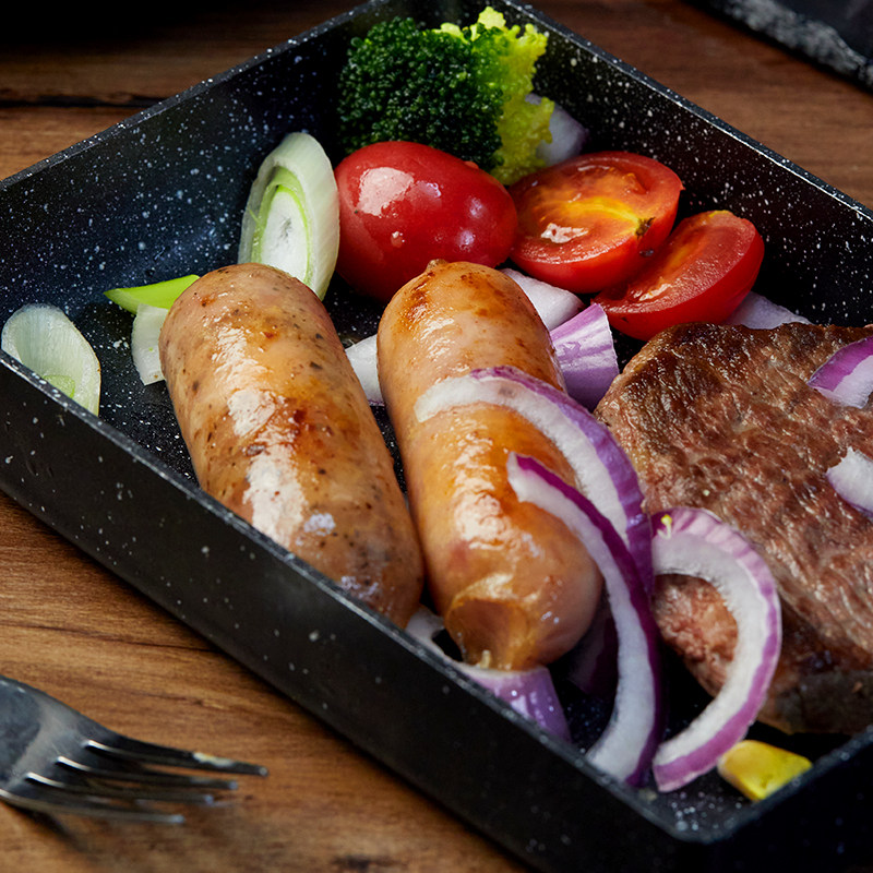 海霸王爆汁醇肉烤肠火山石香肠热狗烧烤空气炸锅露营烧烤食材,淘宝优惠券,粉丝福利购,淘宝优惠卷