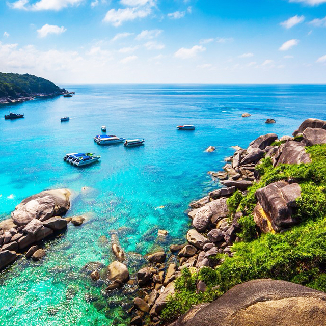 普吉岛到皮皮岛一日游 PP岛游艇长尾船包船潜水浮潜深潜出海旅游 - 图3