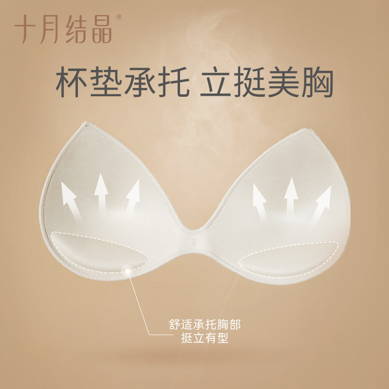 十月结晶便携哺乳文胸聚拢无钢圈产后怀孕期防下垂喂奶孕妇内衣罩,淘宝优惠券,粉丝福利购,淘宝优惠卷