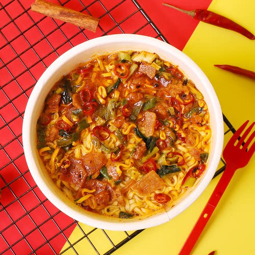 日清合味道big大杯整箱五香XO酱海鲜猪骨赤豚骨浓汤即食方便泡面 - 图2