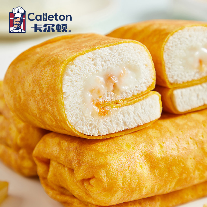 【丁禹兮代言】Calleton/卡尔顿蛋皮吐司面包早餐零食蛋糕