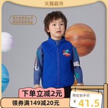 (special price) Childrens waistcoat boy autumn winter 2023 new boy gush thickened foreign air warm vest