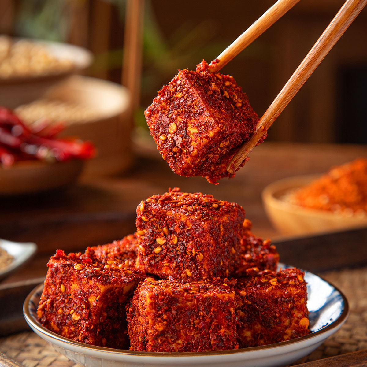 爱蜀味非遗技艺香辣白菜豆腐乳260g*1瓶*1+麻辣豆腐乳200g*1瓶*1,淘宝优惠券,粉丝福利购,淘宝优惠卷