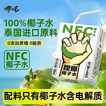拍2件！哪吒NFC纯椰子水果汁20盒[16元优惠券]-寻折猪