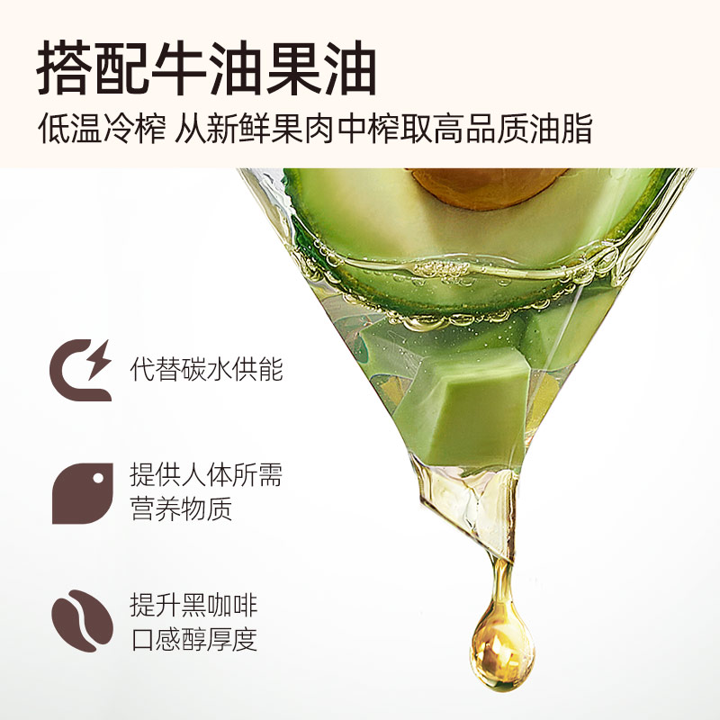 连咖啡WOW燃燃咖每日鲜萃羽衣甘蓝牛油果黑咖啡美式拿铁2.1g*18袋