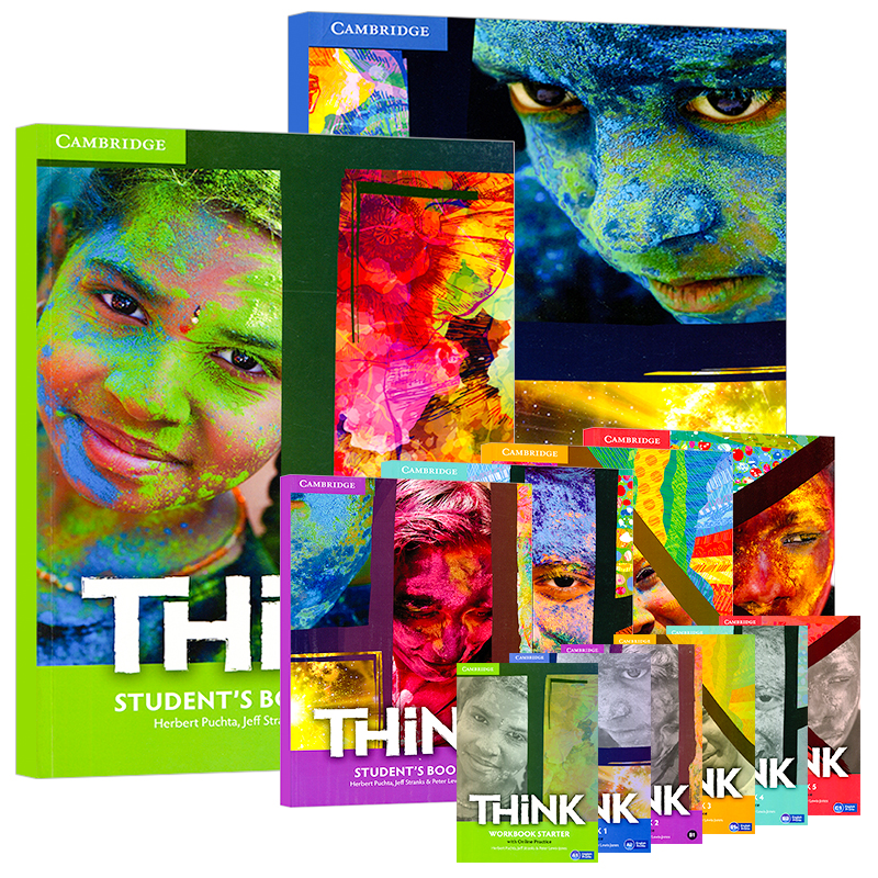 think教材 1 2 3 4 5级 原版进口剑桥少儿初中学生英语思维培训书 - 图0