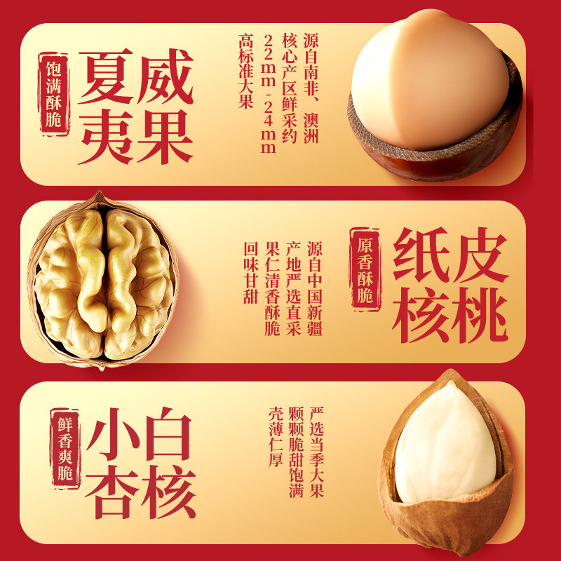 三只松鼠福意款坚果零食礼礼盒炒货大礼包年货春节健康送礼送长辈