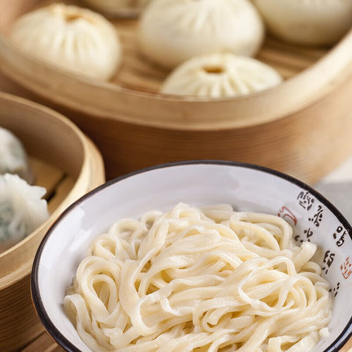 五得利面粉六星超精小麦粉25kg中筋家用50斤通用包子饺子馒头面条 - 图1