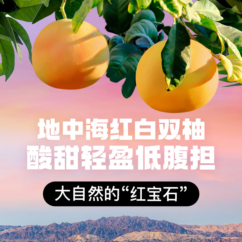 【NFC果汁气泡水】疯狂波尼果汁气泡水饮料西柚石榴275ml*6瓶整箱 - 图1