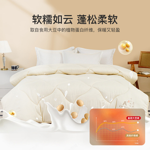 皇冠A类大豆纤维被子被芯