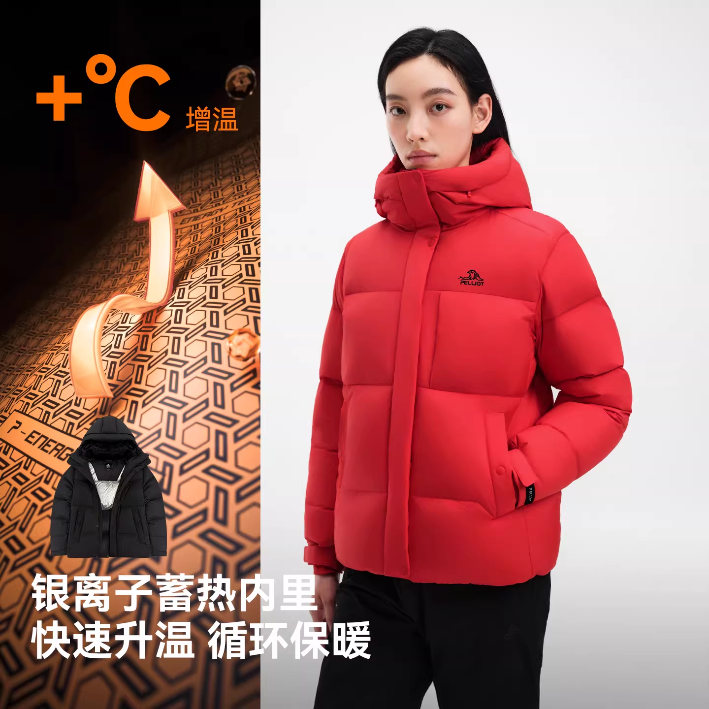 【马年限定】伯希和极寒Pro户外800蓬泡芙羽绒服女新款鹅绒服男