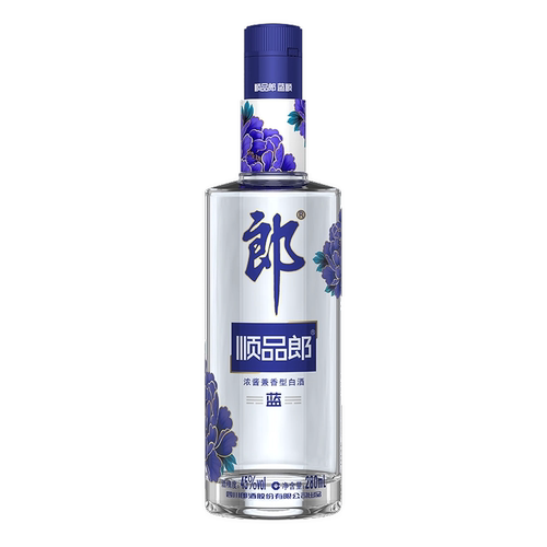 郎酒顺品郎蓝顺兼香型白酒45度纯粮食酒自饮光瓶酒 - 图3