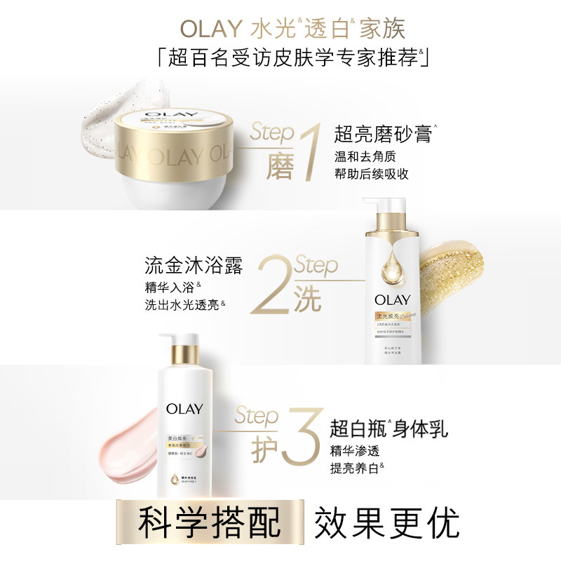 OLAY玉兰油美白焕亮精华乳烟酰胺滋润补水身体乳家庭套组,淘宝优惠券,粉丝福利购,淘宝优惠卷