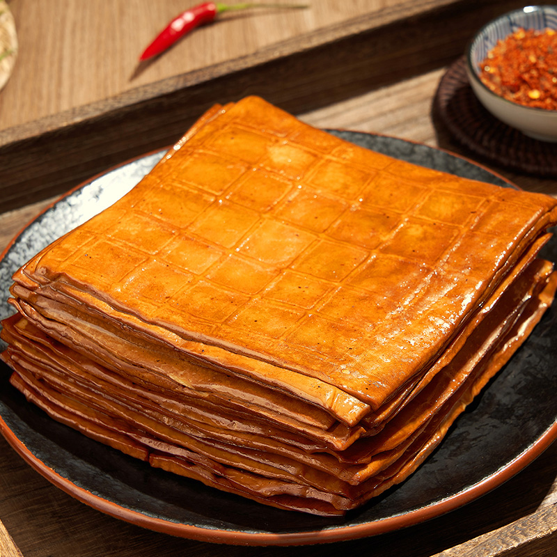 张飞牛皮豆干500g卤香豆腐干五香火锅烧烤露营食材四川重庆特产