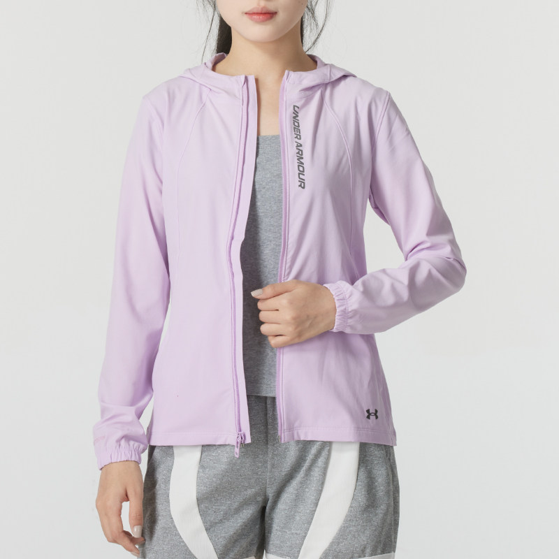 UA安德玛女子连帽外套秋季新款户外运动服舒适休闲服干爽跑步夹克,淘宝优惠券,粉丝福利购,淘宝优惠卷