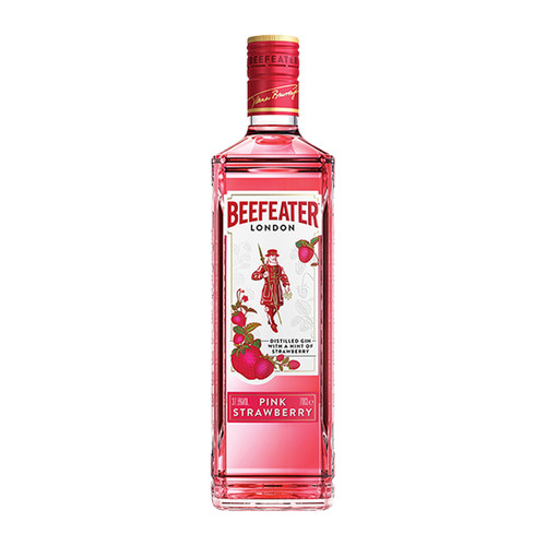 【进口】Beefeater必富达粉红金酒杜松子风味配制酒700ml洋酒特调 - 图0
