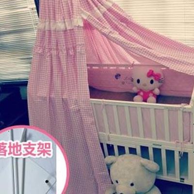 新品窝窝秀婴儿床蚊帐式床帘遮光儿童床幔男孩M宝宝女新生儿帐篷