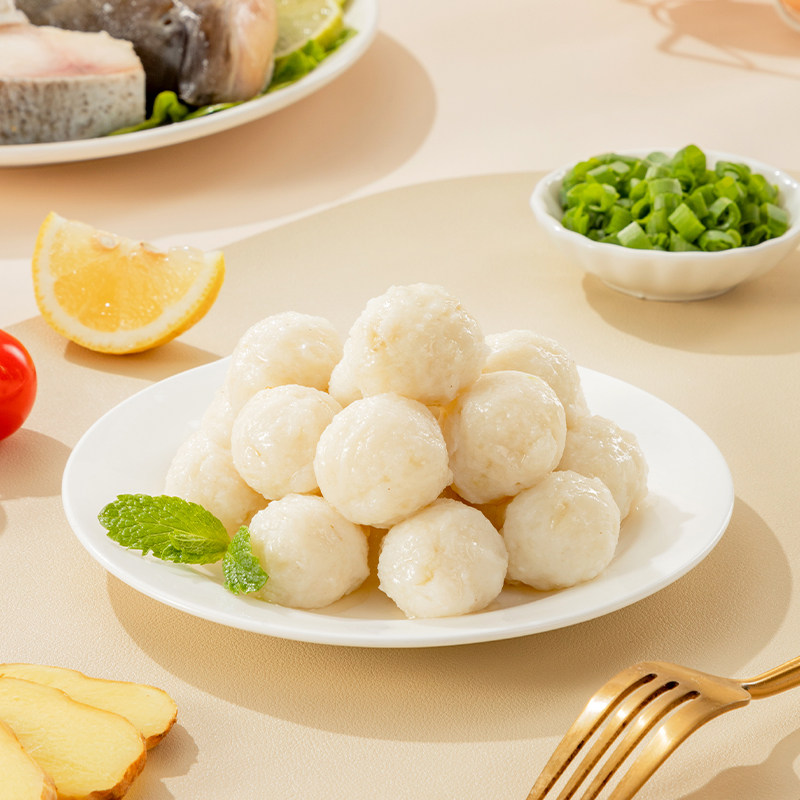 安井速冻丸子活鱼现杀嫩鱼丸200g*1袋火锅食材煮汤烧烤软嫩鲜香泡,淘宝优惠券,粉丝福利购,淘宝优惠卷
