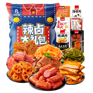 比比赞零食辣卤大礼包30包